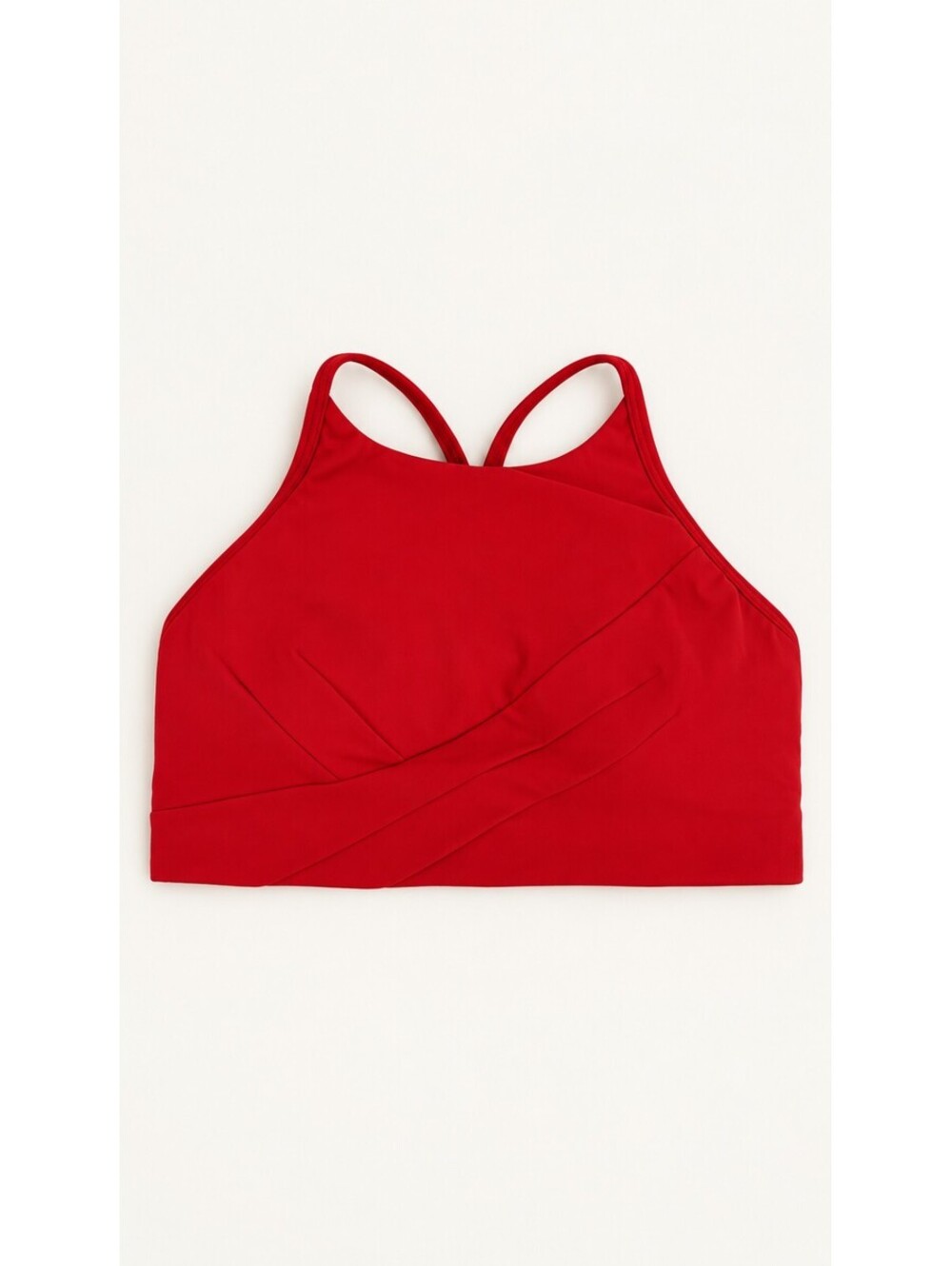 Lululemon Flow Y High-Neck Bra College Crimson Red Size 10 NWT